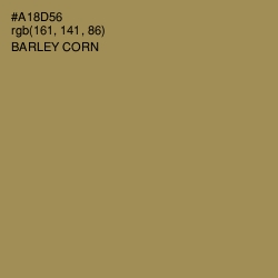 #A18D56 - Barley Corn Color Image